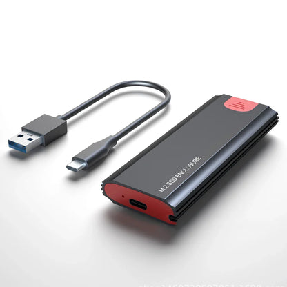 M2 SSD Case – M.2 NVMe SATA SSD Enclosure Adapter, 10Gbps USB 3.2 Gen2, USB-C External Enclosure, Supports M, B & B&M Keys