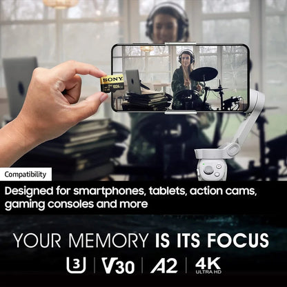 Sony Ultra Micro SD Card – 128GB/256GB/512GB/1TB A2 U3 V30 TF Memory Card for Phone & Computer