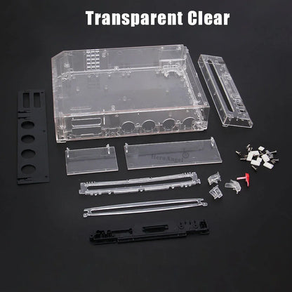 11 Colors Replacement Full Case Cover for Wii Game Console – Black, White, Blue, Transparent Housing Shell with Buttons & Retail Packing
