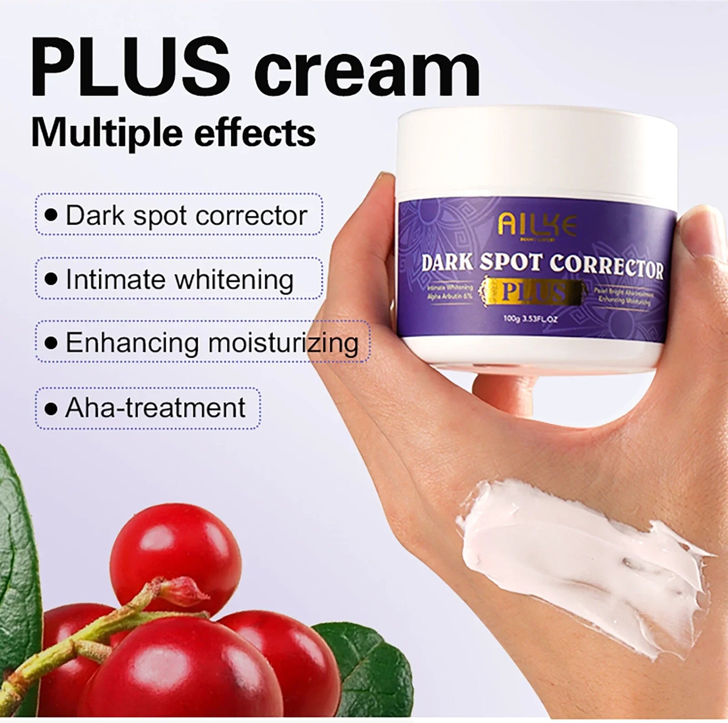 AILKE Glutathione Lightening Body Lotion – Moisturizing & Hydrating for Even Skin Tone and Dark Spot Improvement