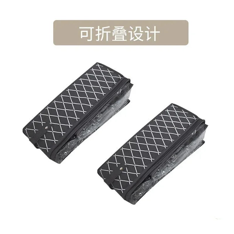 Foldable Under-Bed Shoe Storage Boxes — Closet Organizer Bags for Shoes and Home Storage