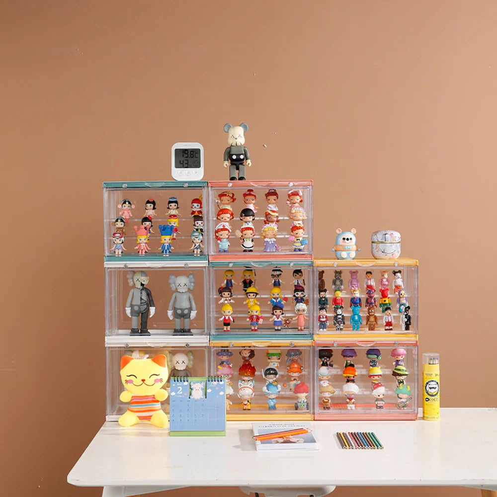 Blind Box Display Rack – Acrylic Bubble Mat Storage Cabinet, Dustproof Doll & Figurine Display Box