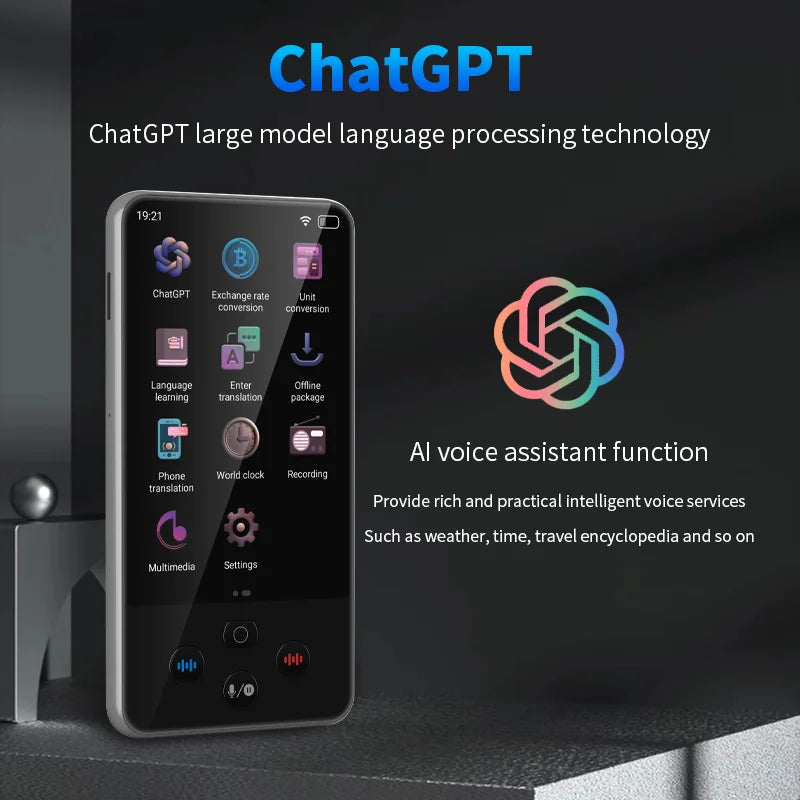 S85 Pro Language Translator Device – 4” Screen, 138 Languages, Offline Voice & Video Translation, 8GB Storage, 2000mAh Battery