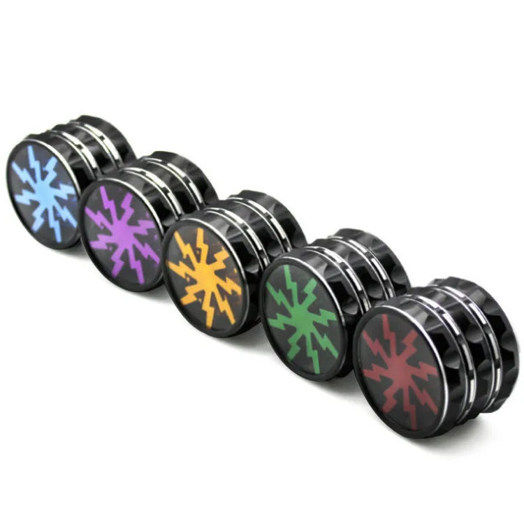 63mm Four-Layer Lightning Metal Grinder — Tobacco & Cigarette Crusher Crusher Tool