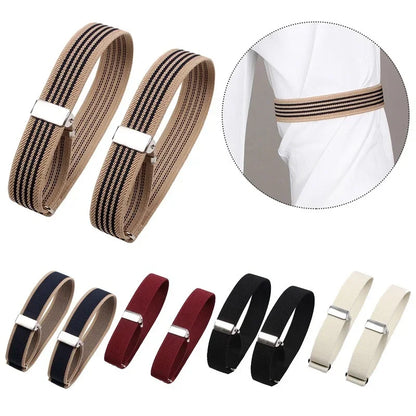 Adjustable Arm Cuffs Bands for Women & Men | Fashionable Clothing Accessories for Party & Wedding | Elastic Armband Shirt Sleeve Holder