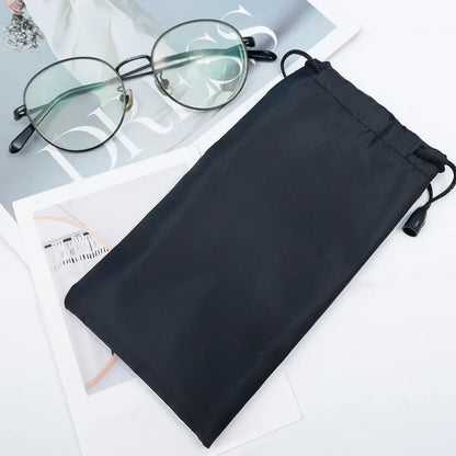 1/100pcs Portable Soft Cloth Sunglasses Bag – Waterproof Microfiber Dust Pouch Eyewear Storage Case