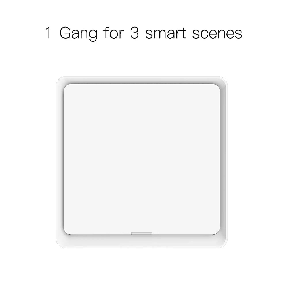 MOES 4-Gang Tuya ZigBee Wireless Scene Switch – Battery-Powered Smart Controller for Tuya Automation