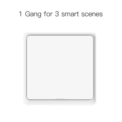 MOES 4-Gang Tuya ZigBee Wireless Scene Switch – Battery-Powered Smart Controller for Tuya Automation