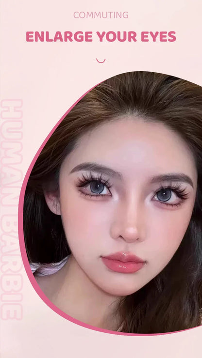DINGSEN 5 Pairs Manga Style False Eyelashes — Soft, Natural, Long Anime Wispy Strip Lashes for Makeup