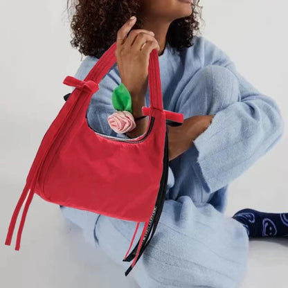 Nylon Handbag for Women – Casual Zipper Purse to Complete Your Look