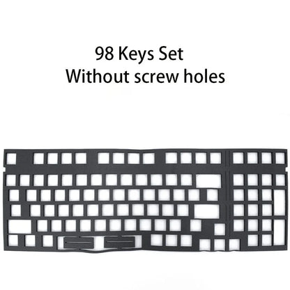 Mechanical Keyboard Poron Sandwich Cotton Silencer Pads – Sound-Absorbing Foam Dampeners for 61-108 Key Switches