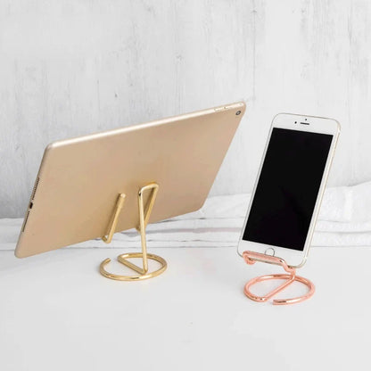 Gold Metal Cute Card Holder - Paper Organizer Binder Clip for Office Business, Fashion Desktop Decorative Display for Men & Women