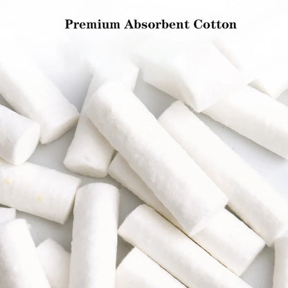 50PCS Disposable Lip Tattoo Swabs — Cotton Sticks for Semi-Permanent Makeup & Lip Coloring Accessories