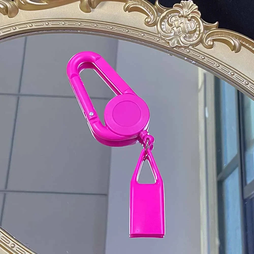Silicone Lighter Protective Cover with Retractable Keychain — Regular Size Lighter Holder Sleeve for Smoking Accessories