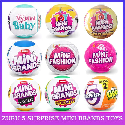 Zuru 5 Surprise Mini Brands – Original Mystery Blind Box Toy for Kids
