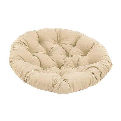 20-Inch Round Papasan Chair Cushion – Thick Egg Chair Mat for Garden, Hanging Basket, Courtyard & Bedroom Accessory
