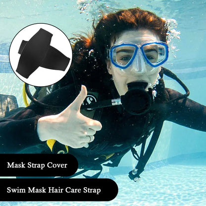 Neoprene Diving Mask Strap Cover for Men and Women - Comfort Padded, Hair Protective Wrap for Snorkeling and Swimming Goggles
