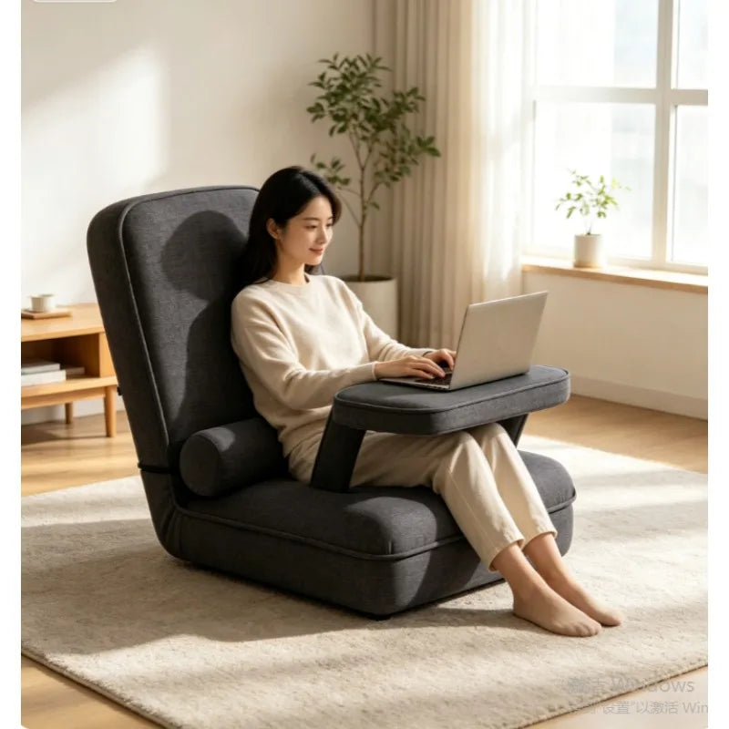 Lazy Sofa Computer Chair - Ergonomic Bedroom Tatami Lounge Seat