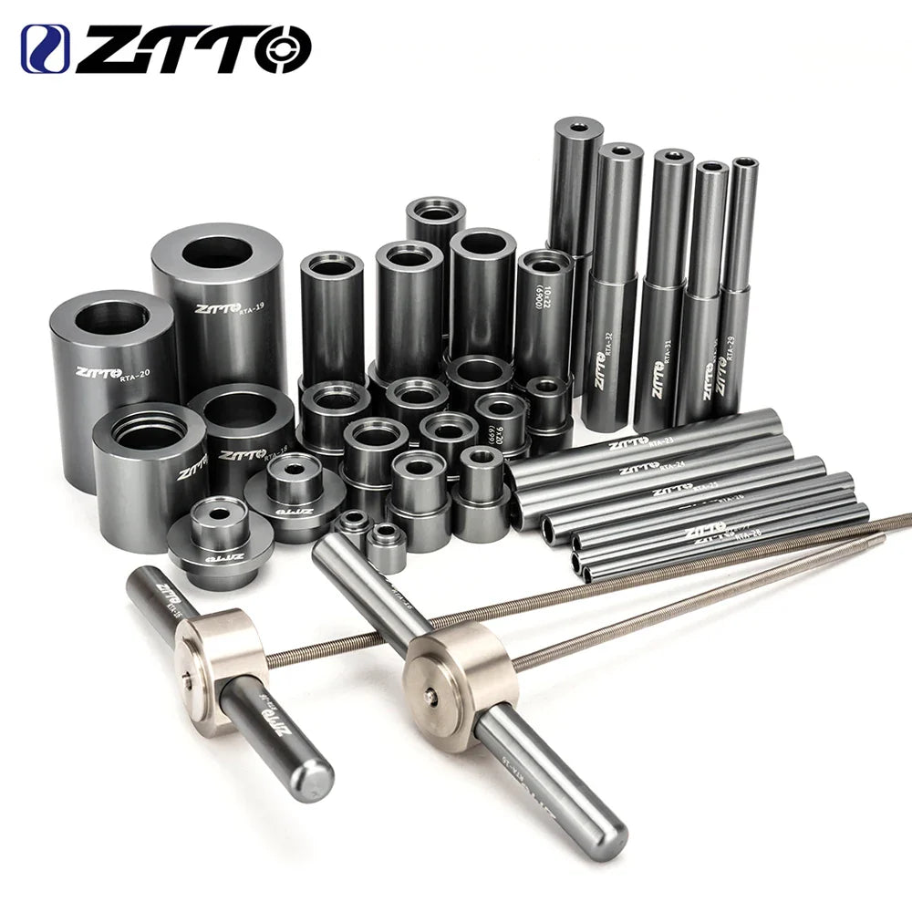 ZTTO Bicycle Hub Axle Tool Set — Wheel Bearing Press & Removal Repair Tool