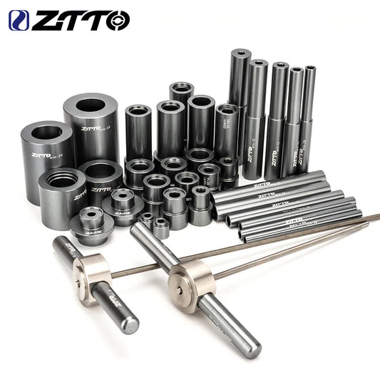 ZTTO Bicycle Hub Axle Tool Set — Wheel Bearing Press & Removal Repair Tool