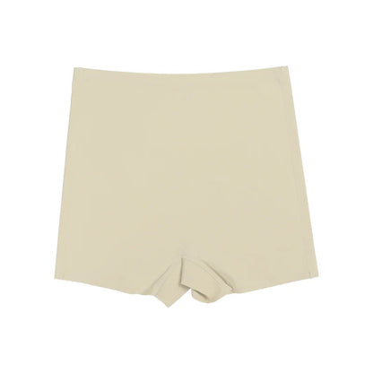 Seamless Ice Silk Biker Shorts — Solid Boxer Leggings for Women, Sports Yoga Pants & Comfortable Shorts
