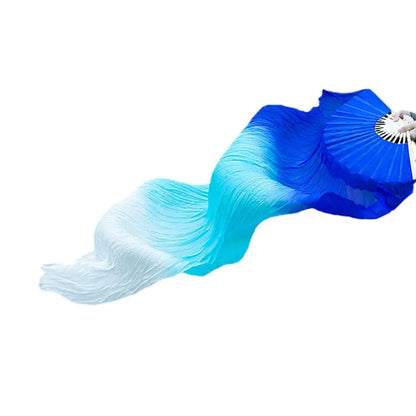 Hot Sell 150cm Gradient Ms. Belly Dancing Fan - Long Color Fans for Dance Practice