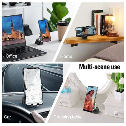 Universal Car Phone Holder - Dashboard & Air Outlet Clip Stand for Cellphone GPS - Mobile Bracket Base Cradle Accessories