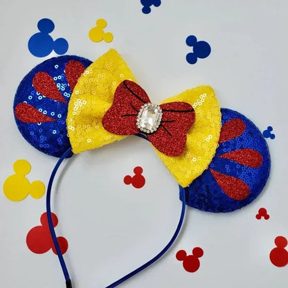 Toy Story Character Headbands - Sequin Bow, Woody, Buzz Lightyear & Alien Hair Accessories for Girls