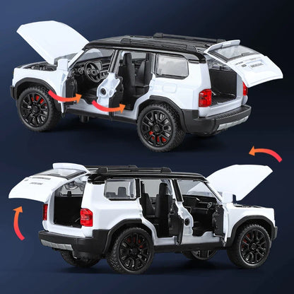 1:32 Toyota Prado Land Cruiser Alloy Diecast Model Car – Off-Road Toy for Kids & Collectible Gift