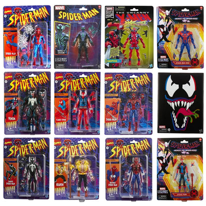 2099 1/12 Scale Spider-Man Action Figure — ML Marvel Legends-Style Deadpool & Venom Avengers Collectible Toy Gift