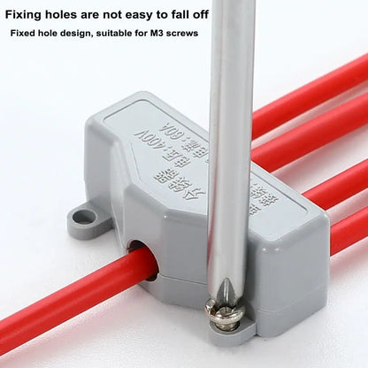 High Power Wire Splitter Connector — Brass Terminal Block for Large Current Electrical Splice