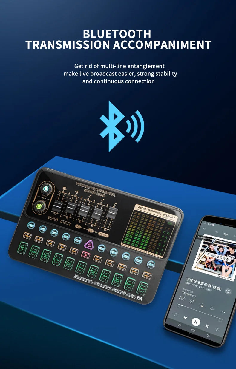 V10XPRO Computer & Mobile Live Stream Microphone Kit – Audio Studio Vocal Recording Equipment