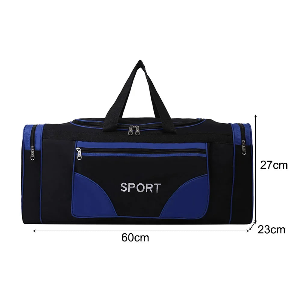 Oxford Fitness Bag – Large Capacity Waterproof Yoga & Sports Backpack with Adjustable Shoulder Strap for Outdoor Football