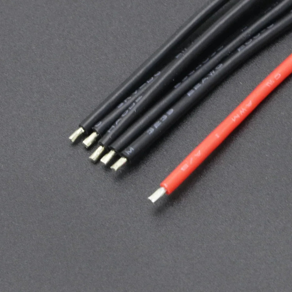 10pcs Lipo Battery Balance Charger Cables – 1S to 8S, IMAX B6 Connector, 30/20/15/10cm Single Head Wire