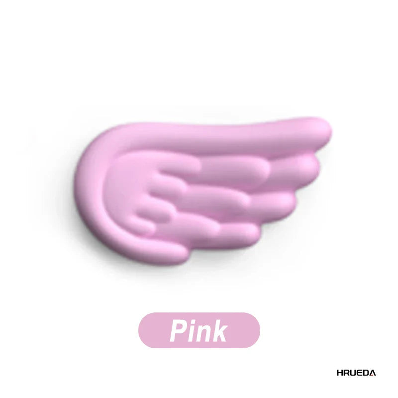 Keyboard & Mouse Wrist Rest Set – Angel Wing Memory Foam Ergonomic Non-Slip Support for Laptop & PC
