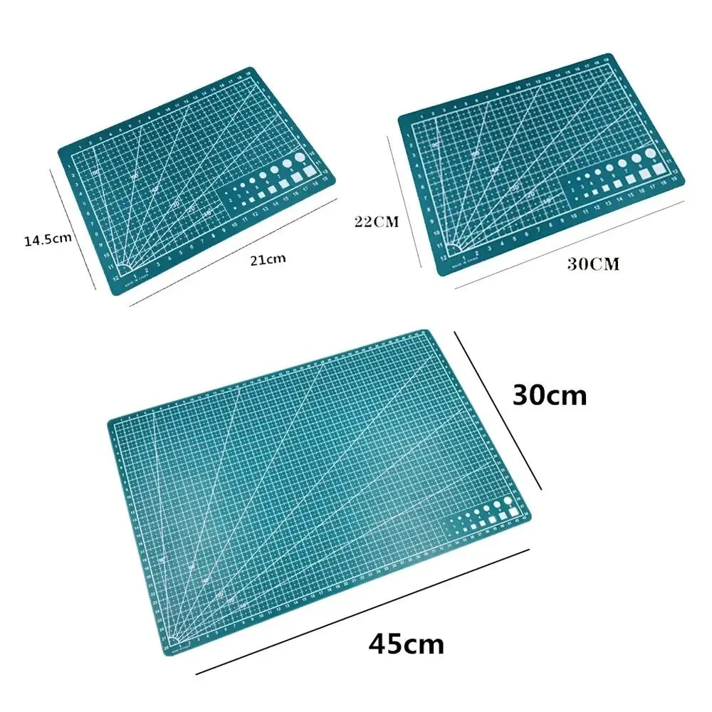 PP Cutting Mat Workbench - Patchwork Cut Pad for Sewing, DIY, Knife Engraving, and Leather Cutting, Single-Side Underlay Board