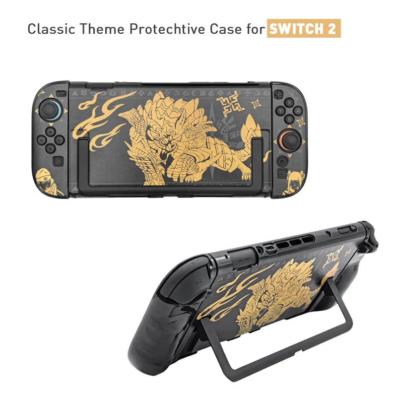 Hard Shell Protective Case for NS Switch 2 — Dockable Thin Cover Skin Game Console Accessory