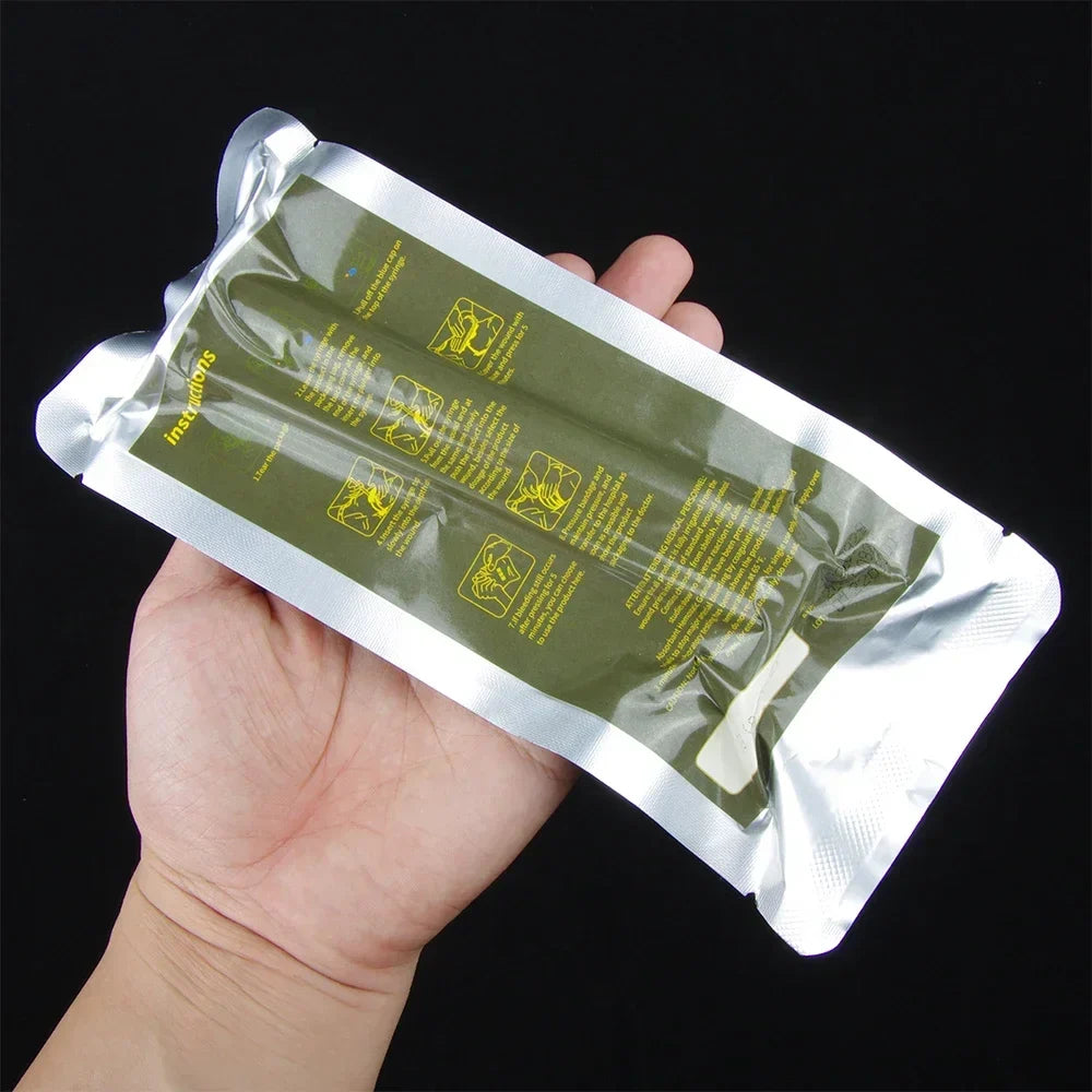 6g Chitosan Powder Applicator — Fast Hemostatic Granule Bandage for Tactical Emergency, Medical Care & Survival Kit