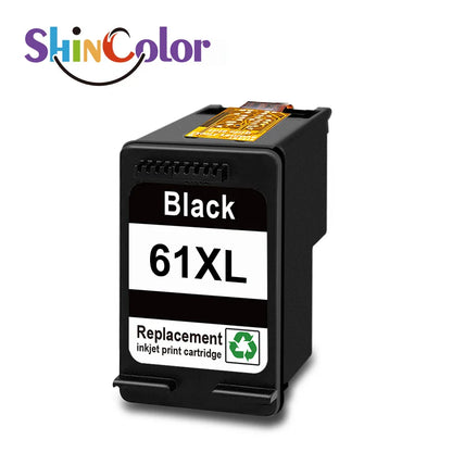 ShinColor HP 61XL Ink Cartridge Replacement for HP61 Compatible for HP DeskJet 1010 3000 4500 Series Printer High Yield Printer Ink Cartridge