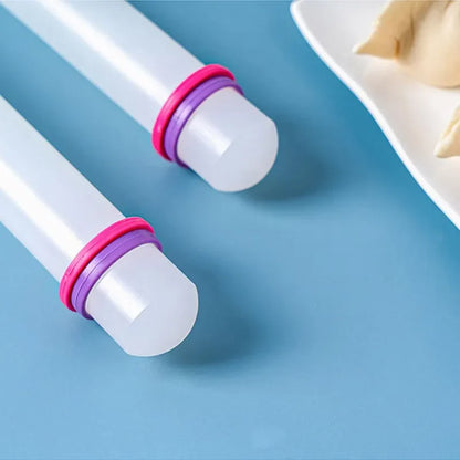 22cm Plastic Rolling Pin - Non-Stick Surface, Ideal for Cake & Sugar Dough, Kitchen Baking Tool