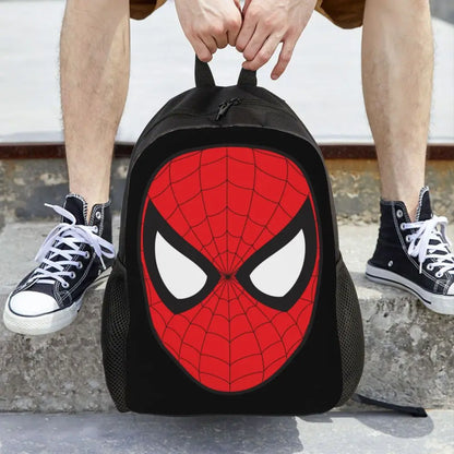Custom Spider-Man Web Backpack – Water-Resistant School & College Bag for Men and Women