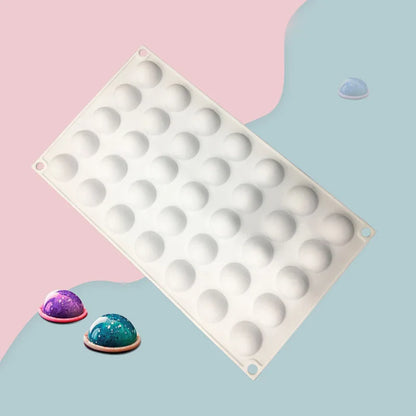 35-Cell Silicone Candy & Chocolate Mold — Jelly, Cake, Ice Cube & Dessert Baking Tool