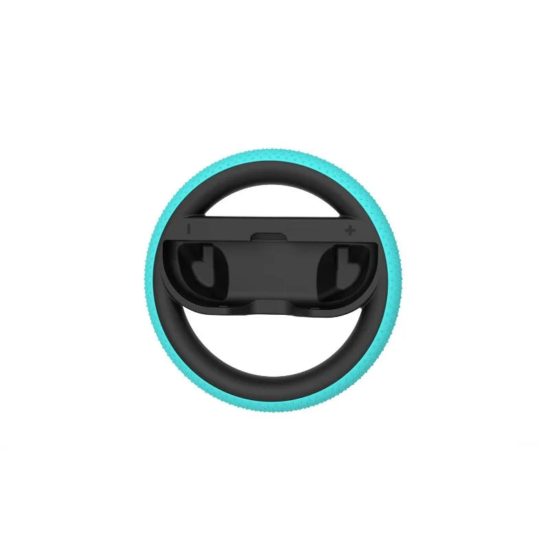 2PCS Racing Steering Wheel for Nintendo Switch Joy-Con Controllers — Hand Grip for Mario Kart 8 Deluxe