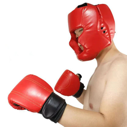 Boxing Gloves for Adults - Unisex Leather Sanda Training Gloves for Men & Women - Sports Protection Mitts