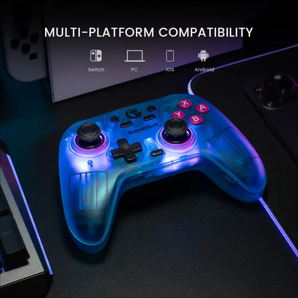 GameSir Nova Wireless Switch Controller | Bluetooth Hall Effect Gamepad for Nintendo Switch, iPhone, Android & PC