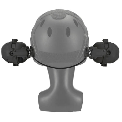 Active Helmet Mounted Earmuffs – Electronic Hearing Protection, Noise Reduction Headphones for Shooting & Hunting