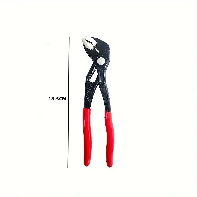 7/10/12 Inch Adjustable Water Pump Pliers – Quick-Release Pipe Wrench & Plumbing Clamp Tool for Household Repairs