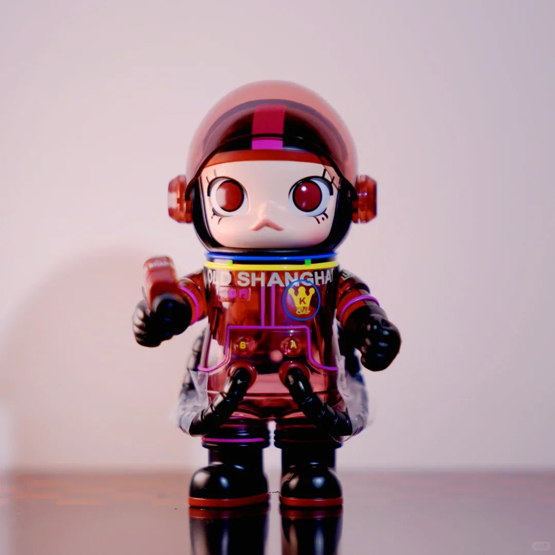 Popmart Mega Space Molly 100% Anniversary Series — 4th Gen Blind Box Collectible Action Figure Toy, Mystery Gift Model