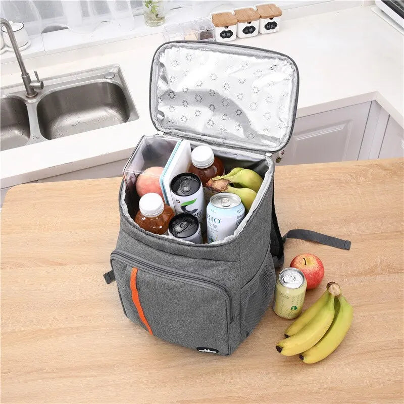 Multifunctional Shoulder Insulation Bag — Outdoor Picnic Cooler Backpack, Leak-Proof Ice Bag for Travel & Fresh-Keeping