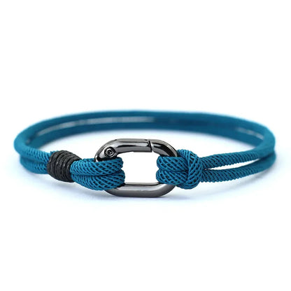 Noter Thin Thread Bracelet for Men – Handmade Braided String Charm, Outdoor Survival & Nautical Knot Pulsera